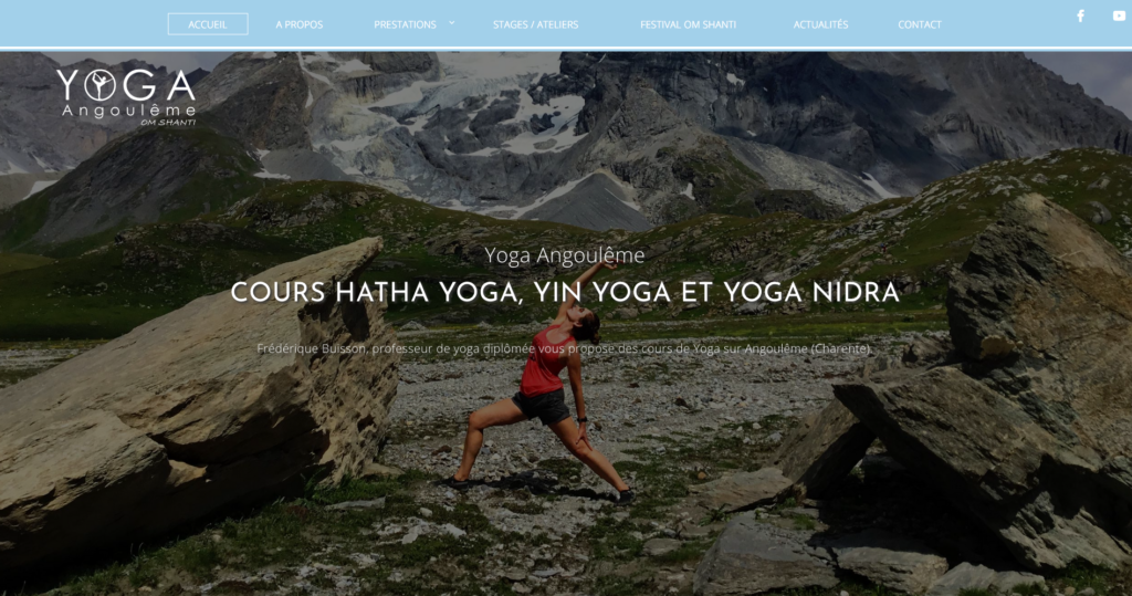 yoga angouleme webmaster freelance
