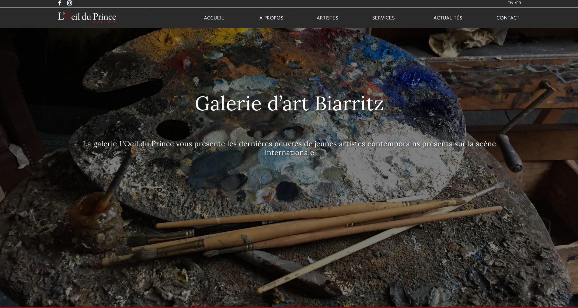 galerie art biarritz webmaster freelance