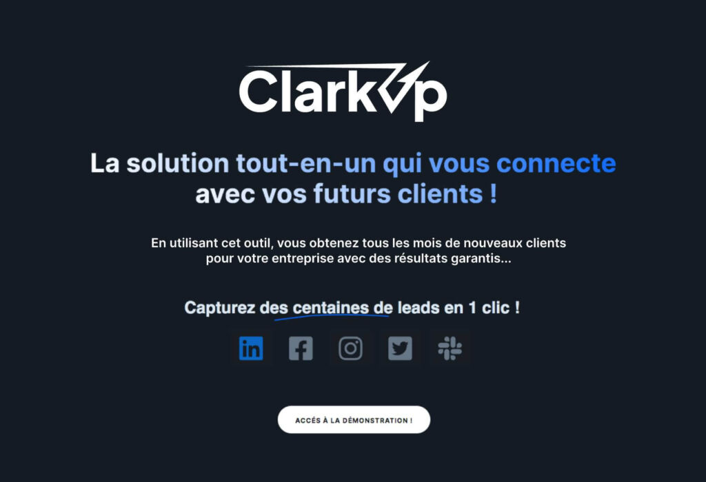 clarkup outil prospection commerciale - 1