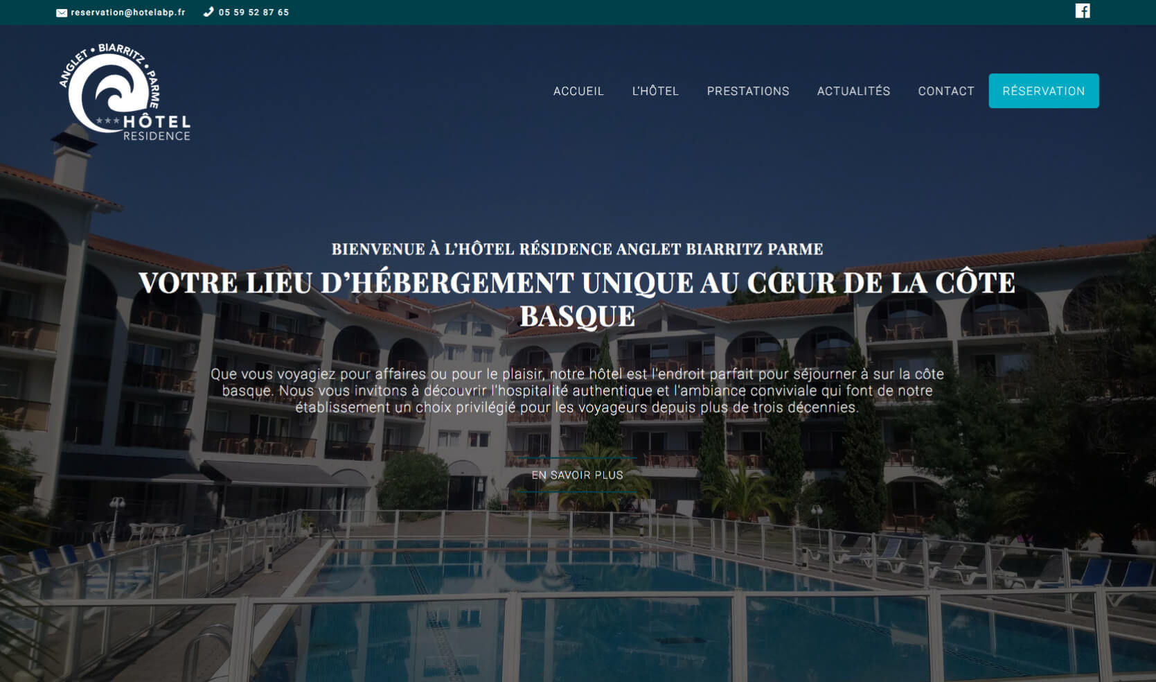 akroweb webmaster freelance wordpress anglet hotel abp - 1