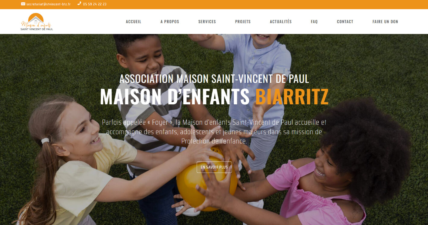 akroweb webmaster freelance bayonne site maisonenfants - 1