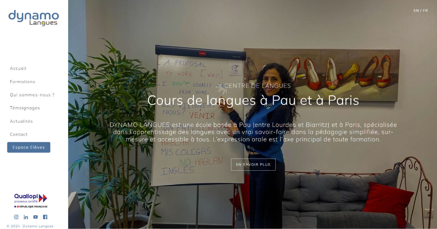 akroweb webmaster wordpress bayonne site dynamolangues - 1